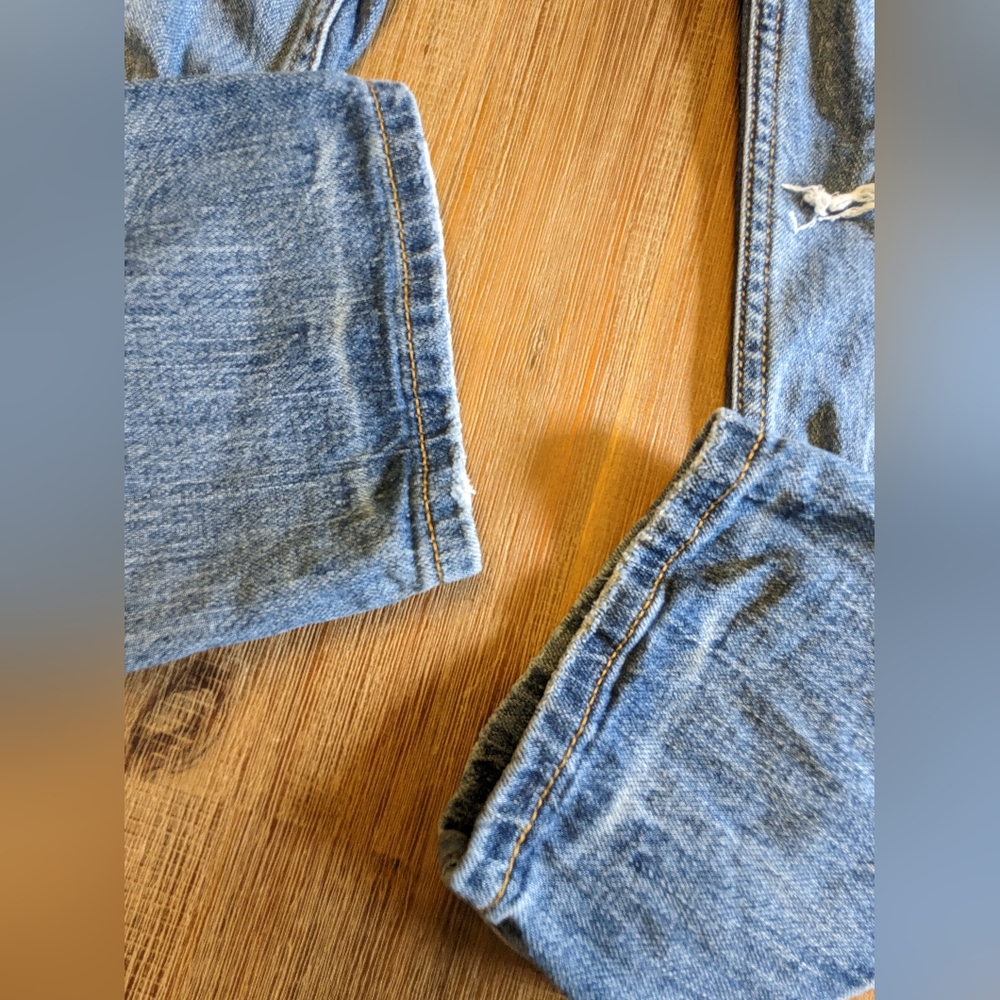 3 FOR 25$! Anthropologie Pilcro Jeans Slim High Rise Destroyed SIZE 27 - Picture 6 of 14
